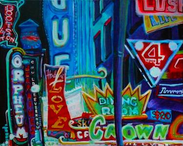 Original Contemporary Architecture Painting by Tiko Kerr
