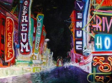 Original Contemporary Architecture Painting by Tiko Kerr