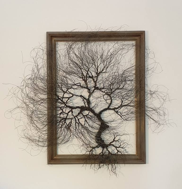 Original Realism Tree Sculpture by Marzena Jurek