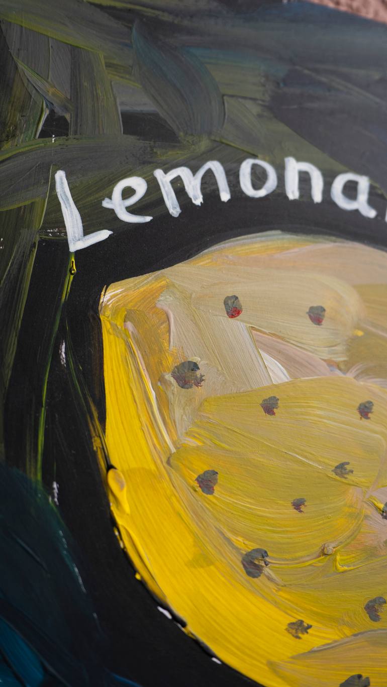Original Abstract Food & Drink Painting by Iuliia Kononenko