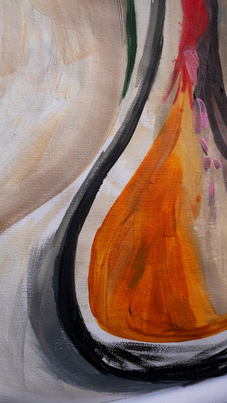 Original Abstract Expressionism Abstract Painting by Iuliia Kononenko