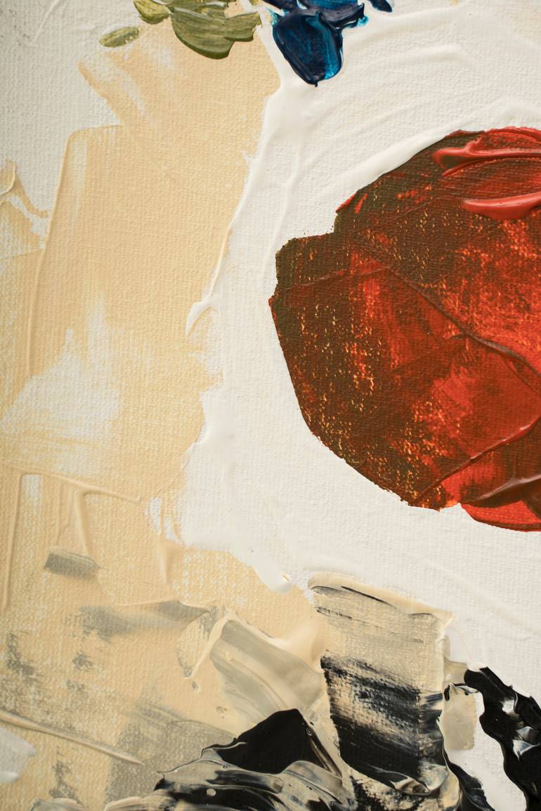 Original Minimalism Abstract Painting by Iuliia Kononenko