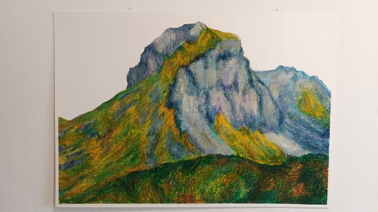 Original Expressionism Landscape Drawing by Tamara Njunjic