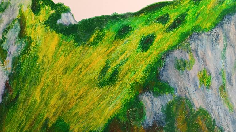 Original Expressionism Landscape Drawing by Tamara Njunjic