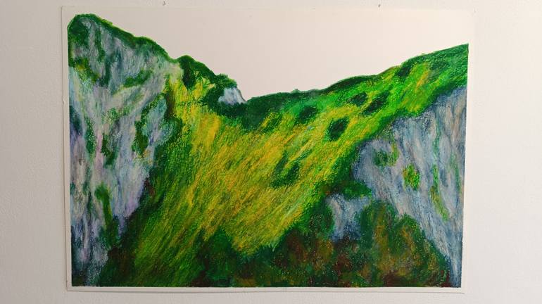 Original Expressionism Landscape Drawing by Tamara Njunjic