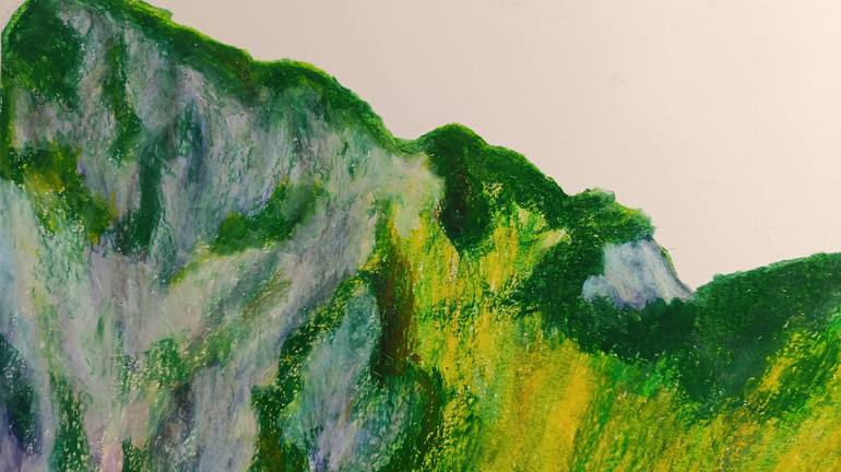 Original Expressionism Landscape Drawing by Tamara Njunjic