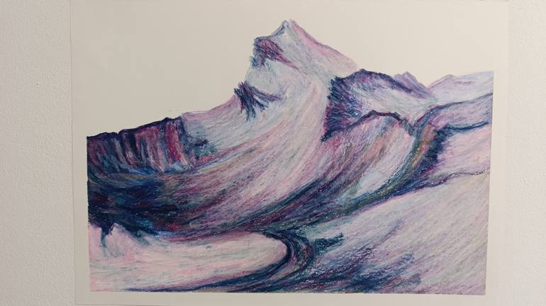 Original Impressionism Landscape Drawing by Tamara Njunjic