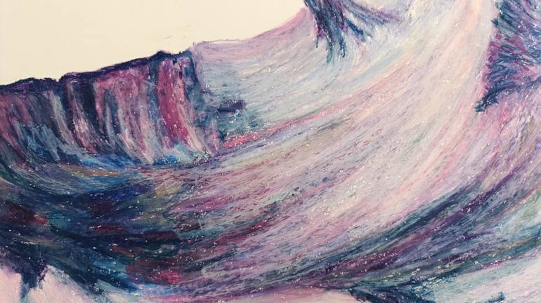 Original Impressionism Landscape Drawing by Tamara Njunjic