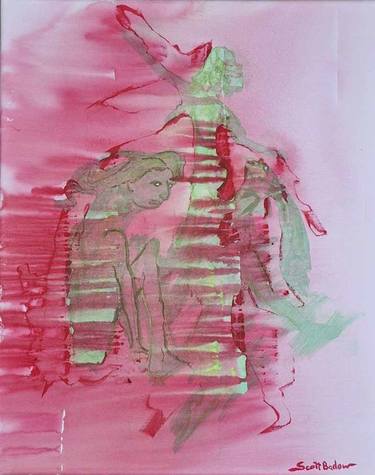 Original Abstract Expressionism Abstract Painting by Scott Barlow