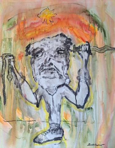 Original Abstract Expressionism Abstract Painting by Scott Barlow