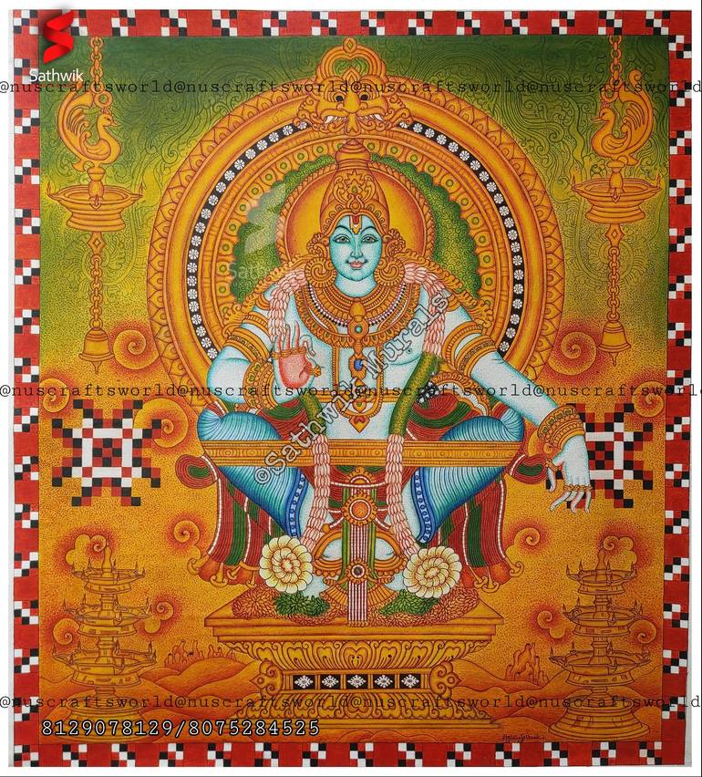 ayyappa swamy paintings