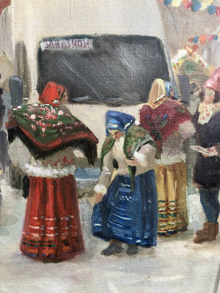 Original People Painting by Anastasia Potelova