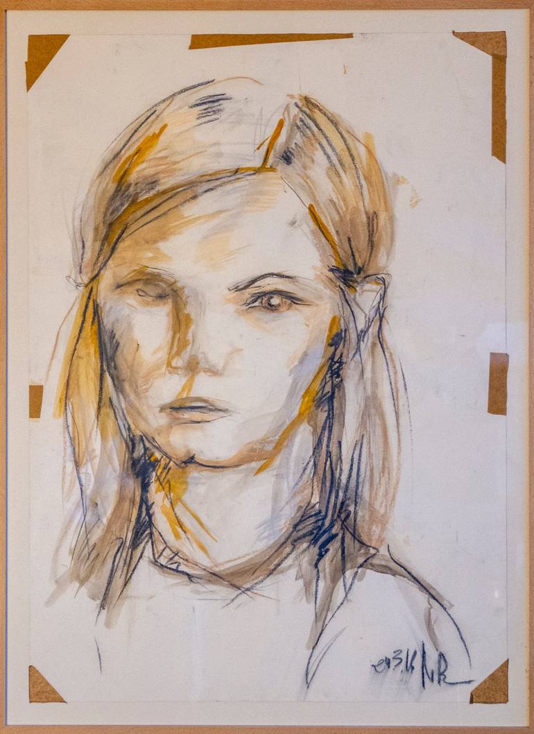 Original Figurative People Painting by Natalia Politowa