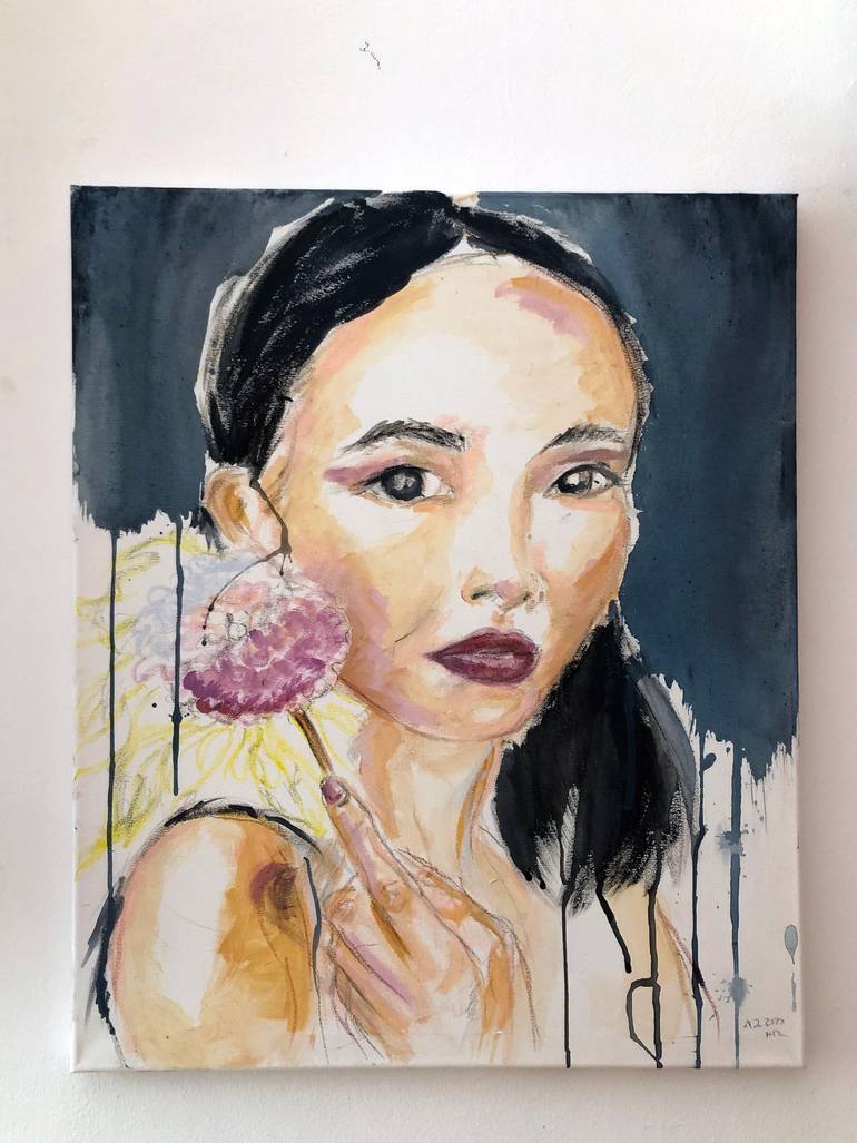 Original Figurative People Painting by Natalia Politowa