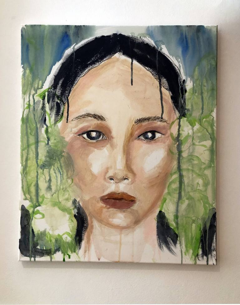 Original Portrait Painting by Natalia Politowa