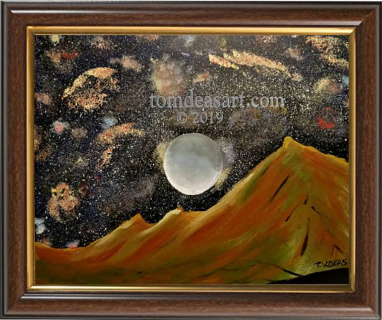 Original Fine Art Outer Space Painting by Tom Deas