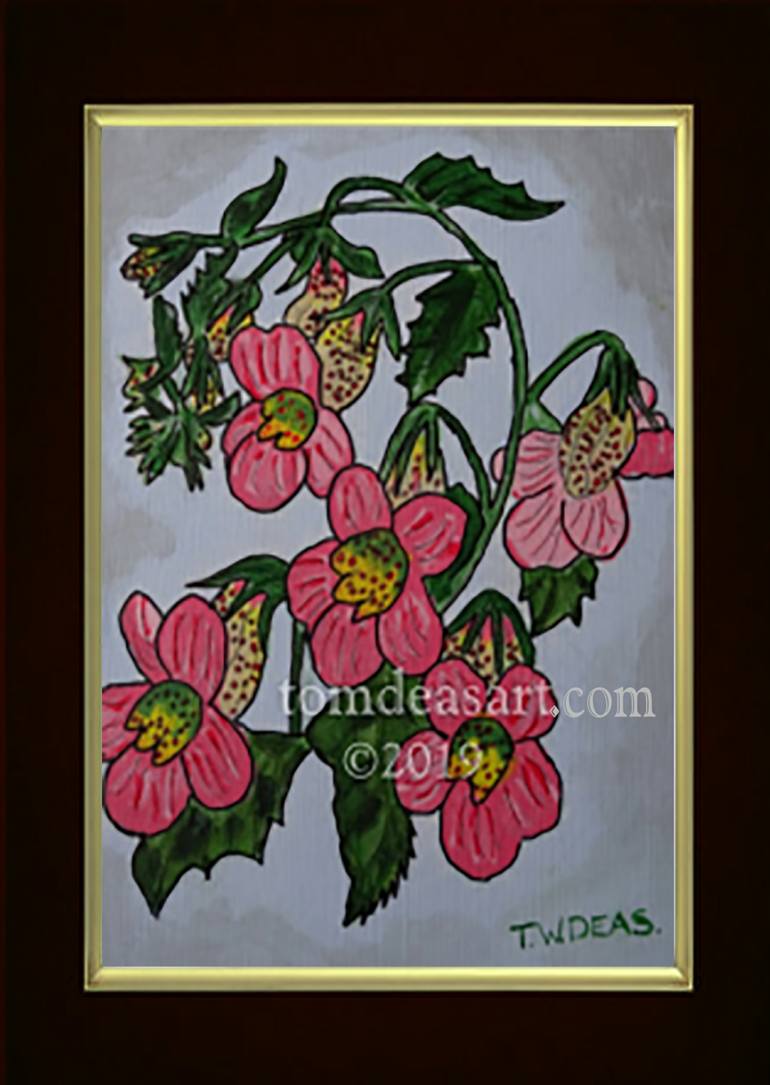 Original Contemporary Floral Painting by Tom Deas