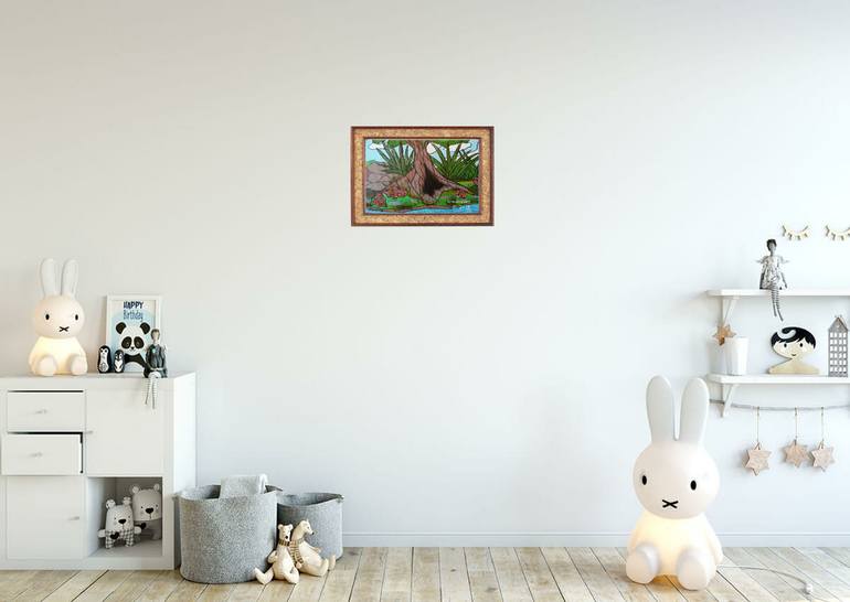 Original Fine Art Botanic Painting by Tom Deas