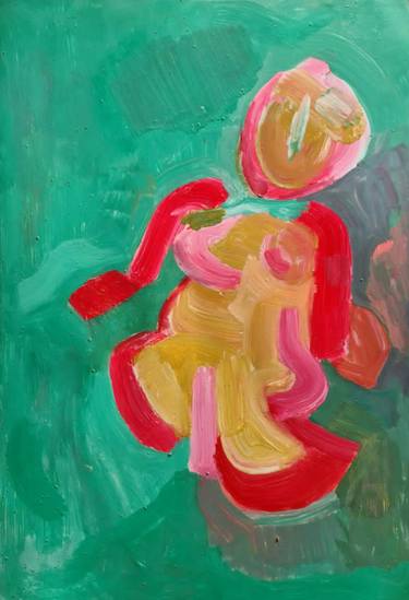 Original Figurative Abstract Paintings by Kiyemba Muhamed