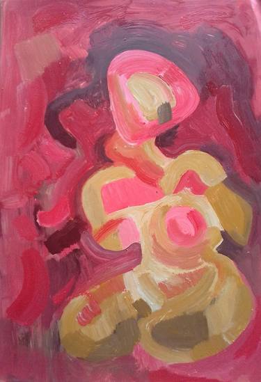 Original Figurative Abstract Paintings by Kiyemba Muhamed