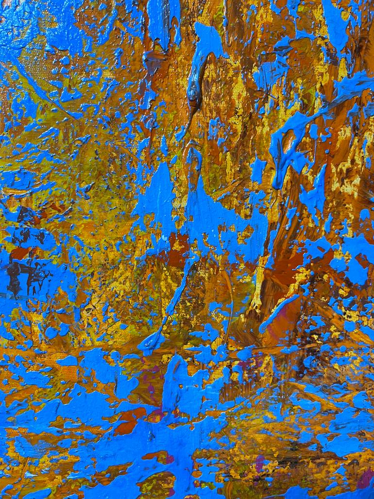 Original Abstract Expressionism Abstract Painting by Hala Elnaggar