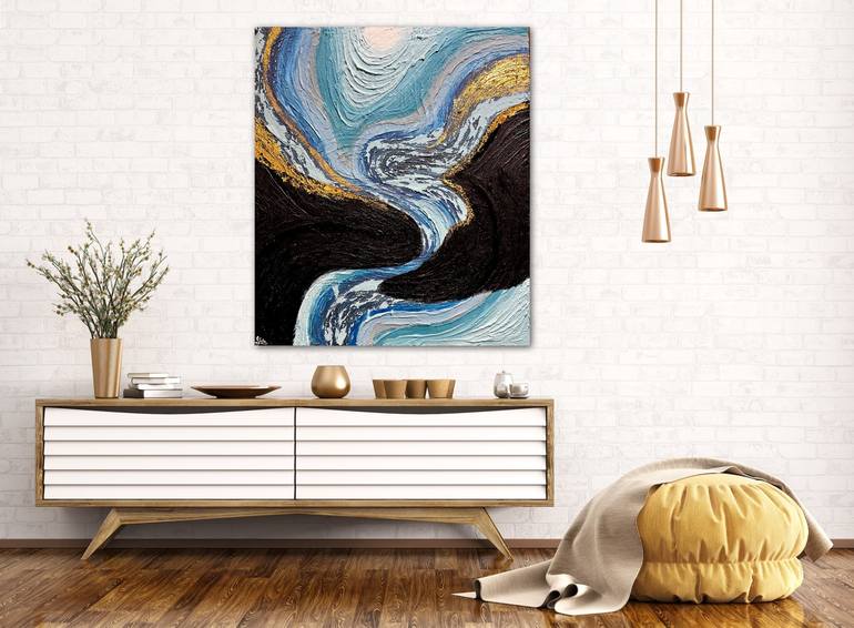 Original Abstract Painting by Hala Elnaggar