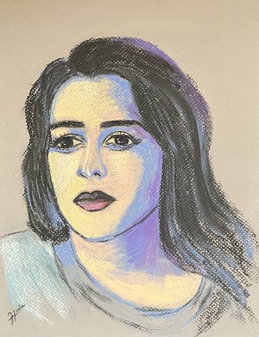 Original Expressionism Women Drawings by Hala Elnaggar