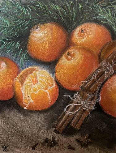 Original Impressionism Food & Drink Drawings by Hala Elnaggar