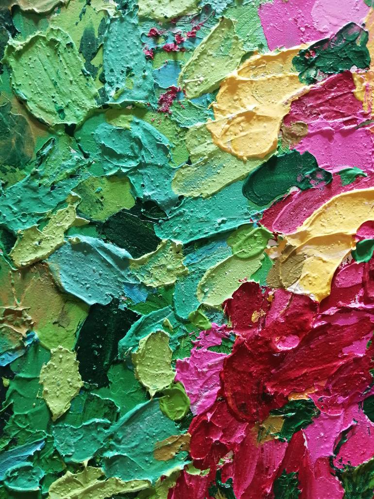 Original Abstract Landscape Painting by Hala Elnaggar