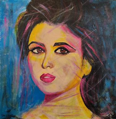 Print of Expressionism Portrait Paintings by Hala Elnaggar