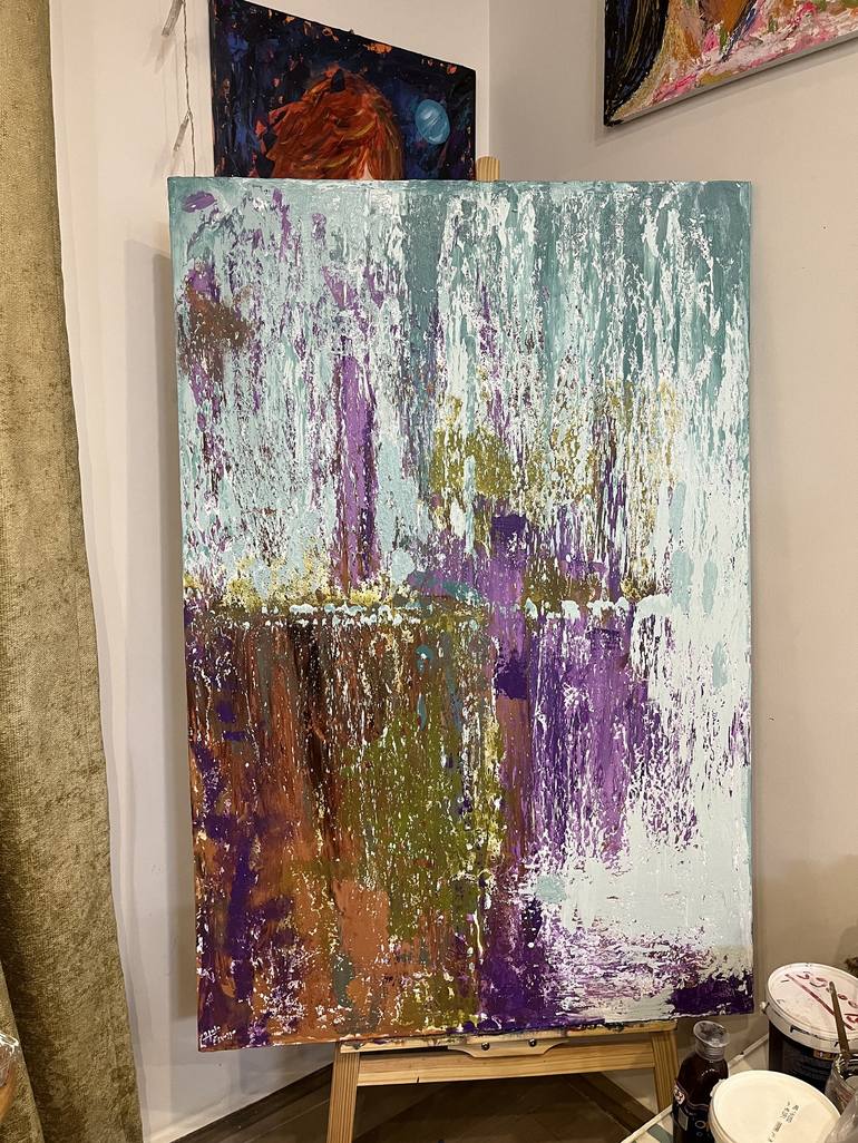 Original Abstract Painting by Hala Elnaggar