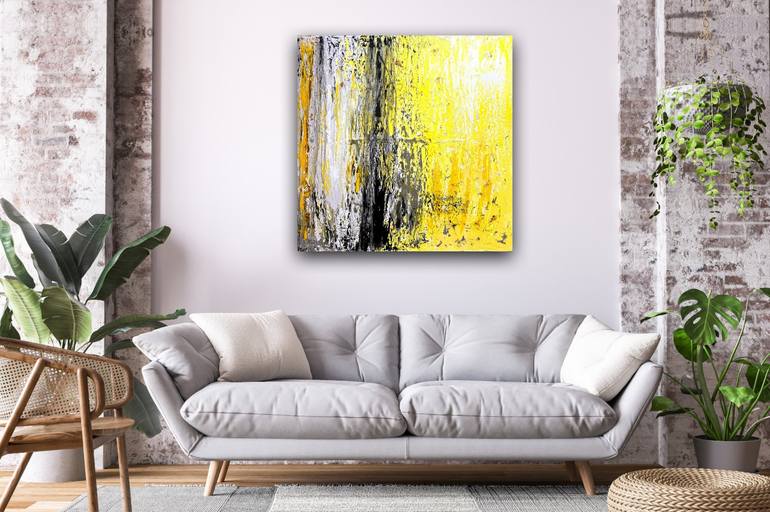 Original Abstract Expressionism Abstract Painting by Hala Elnaggar
