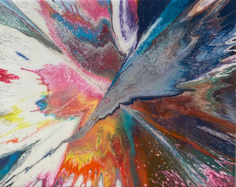 Original Impressionism Abstract Painting by Jordanne Fetrow