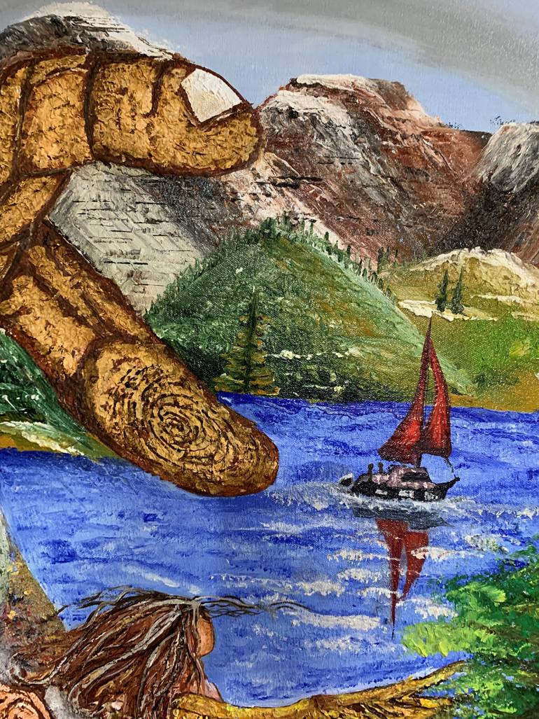 Original Surrealism Body Painting by Susana Puentes Pico