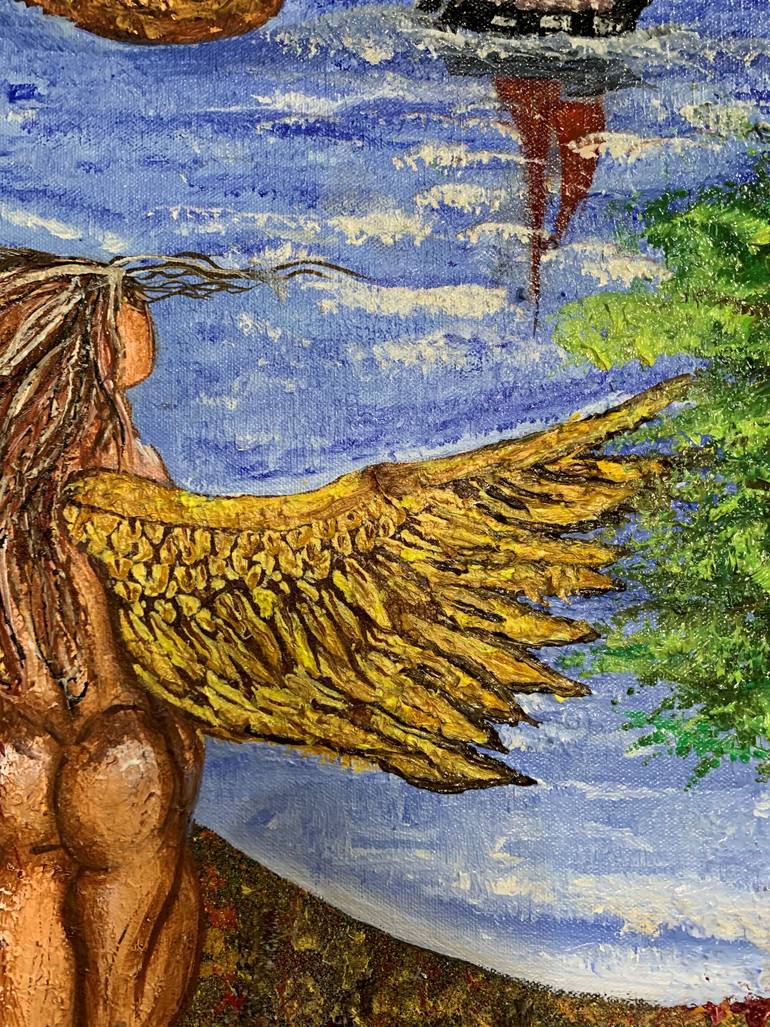 Original Surrealism Body Painting by Susana Puentes Pico