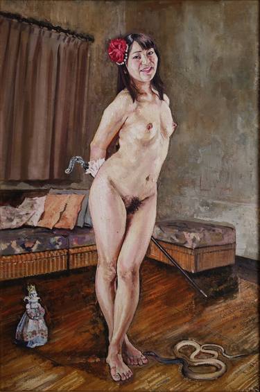 Print of Nude Paintings by longhai yang