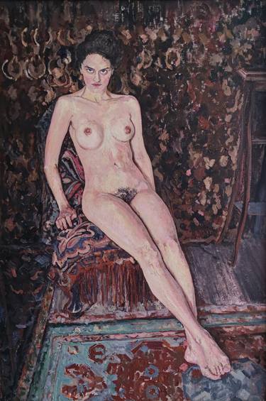 Print of Cubism Nude Paintings by longhai yang
