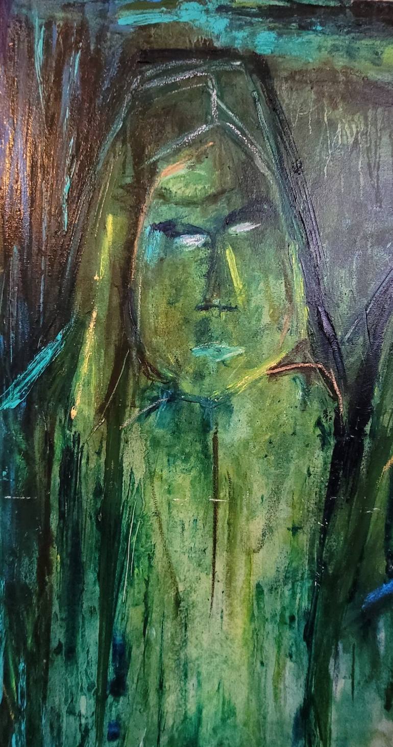 Original Abstract People Painting by isabella carmellini