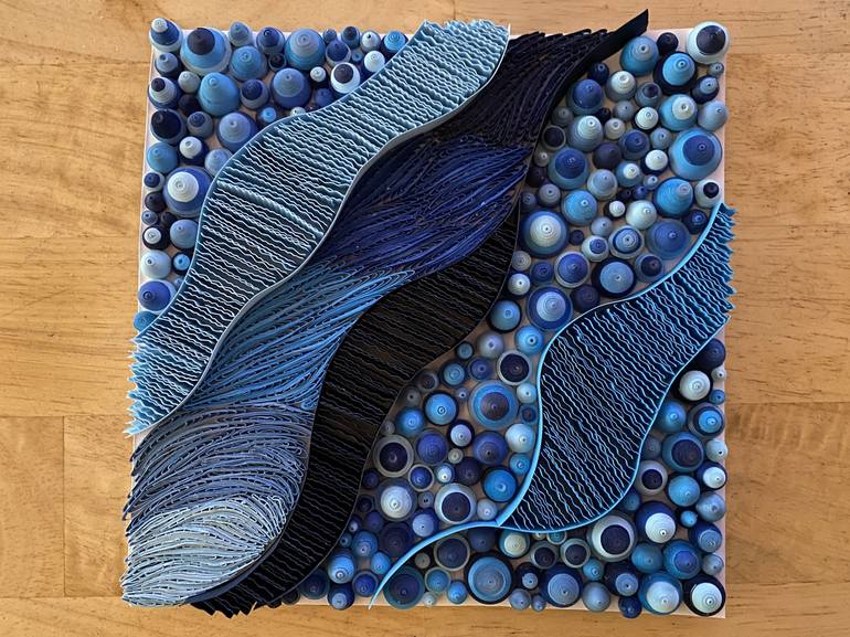 Original Abstract Nature Mixed Media by Jessica Smith
