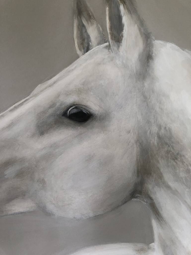 Original Fine Art Horse Painting by sass hardwick