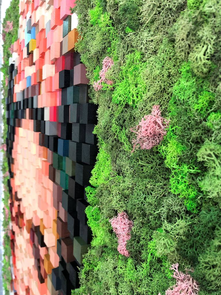 Original Cubism People Sculpture by Arda Ihsan  Beyhan Esra 