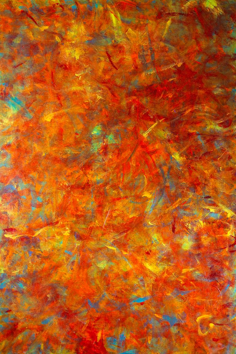 Original Abstract Expressionism Abstract Painting by Elena Monastyreva