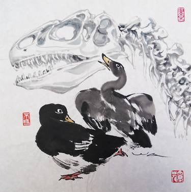 Original Fine Art Animal Paintings by WONG WA