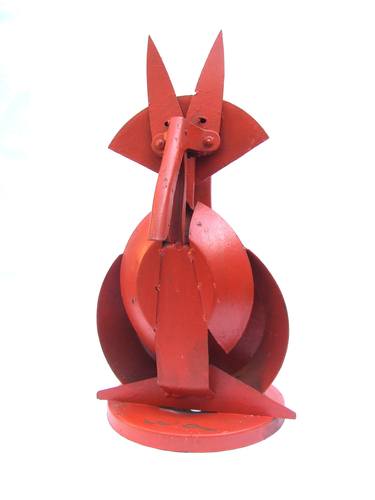 Red Fox Metal sculpture thumb
