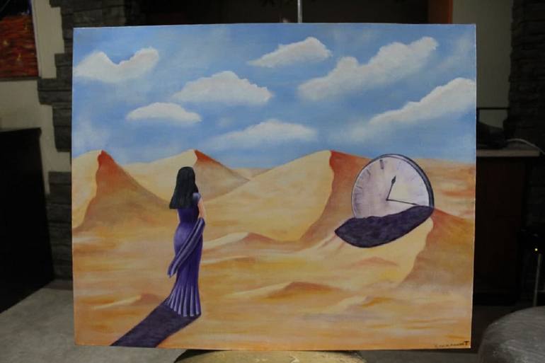 Original Conceptual Landscape Painting by Tatiana Ustiuzhanina