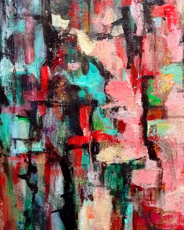 Original Abstract Expressionism Abstract Paintings by Abd almohaimen Mergani