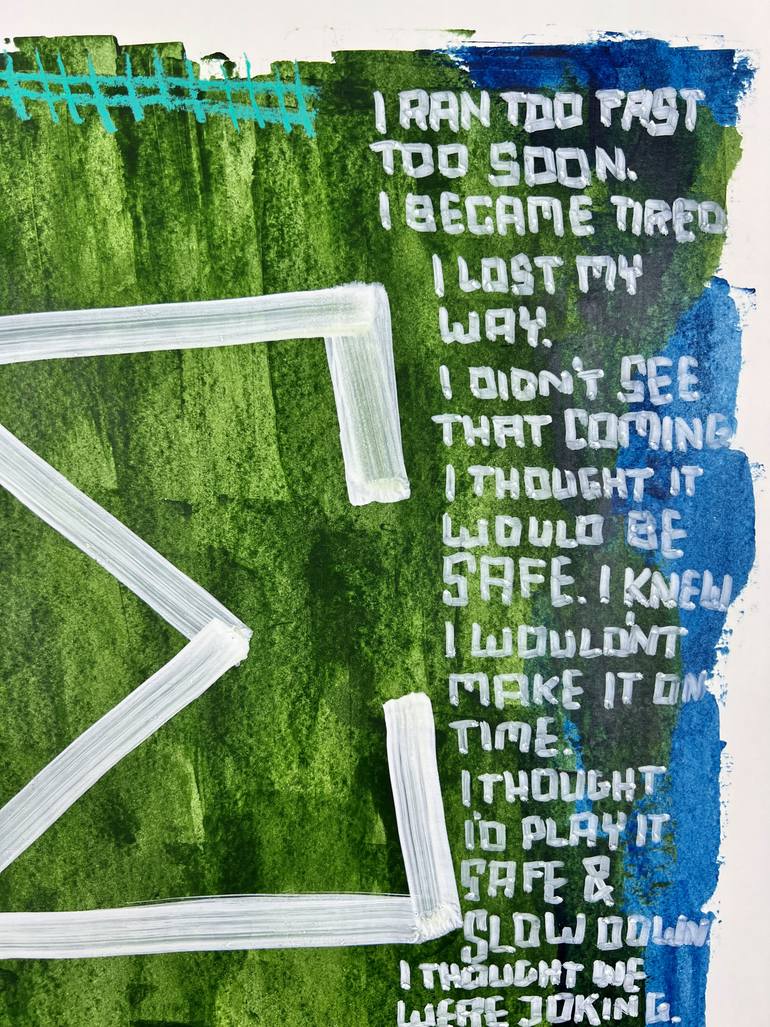 Original Abstract Expressionism People Painting by Philipp Karl Helfried