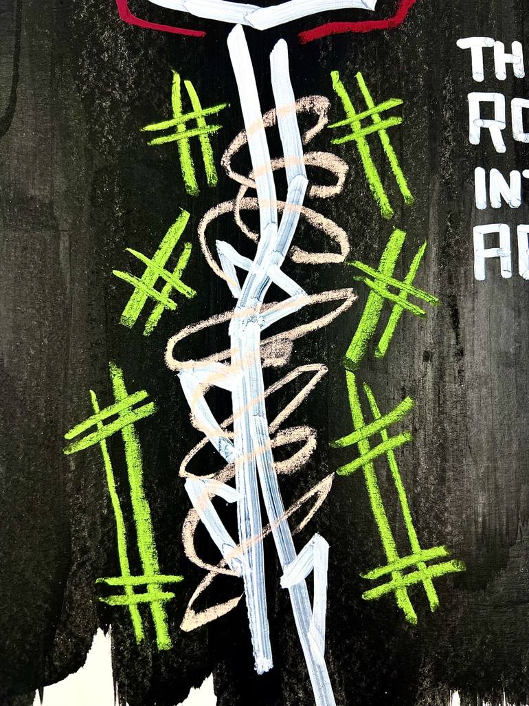 Original Abstract Expressionism Abstract Painting by Philipp Karl Helfried