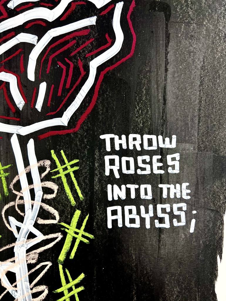 Original Abstract Expressionism Abstract Painting by Philipp Karl Helfried