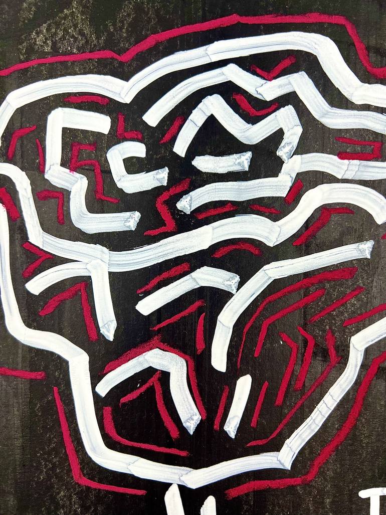 Original Abstract Expressionism Abstract Painting by Philipp Karl Helfried